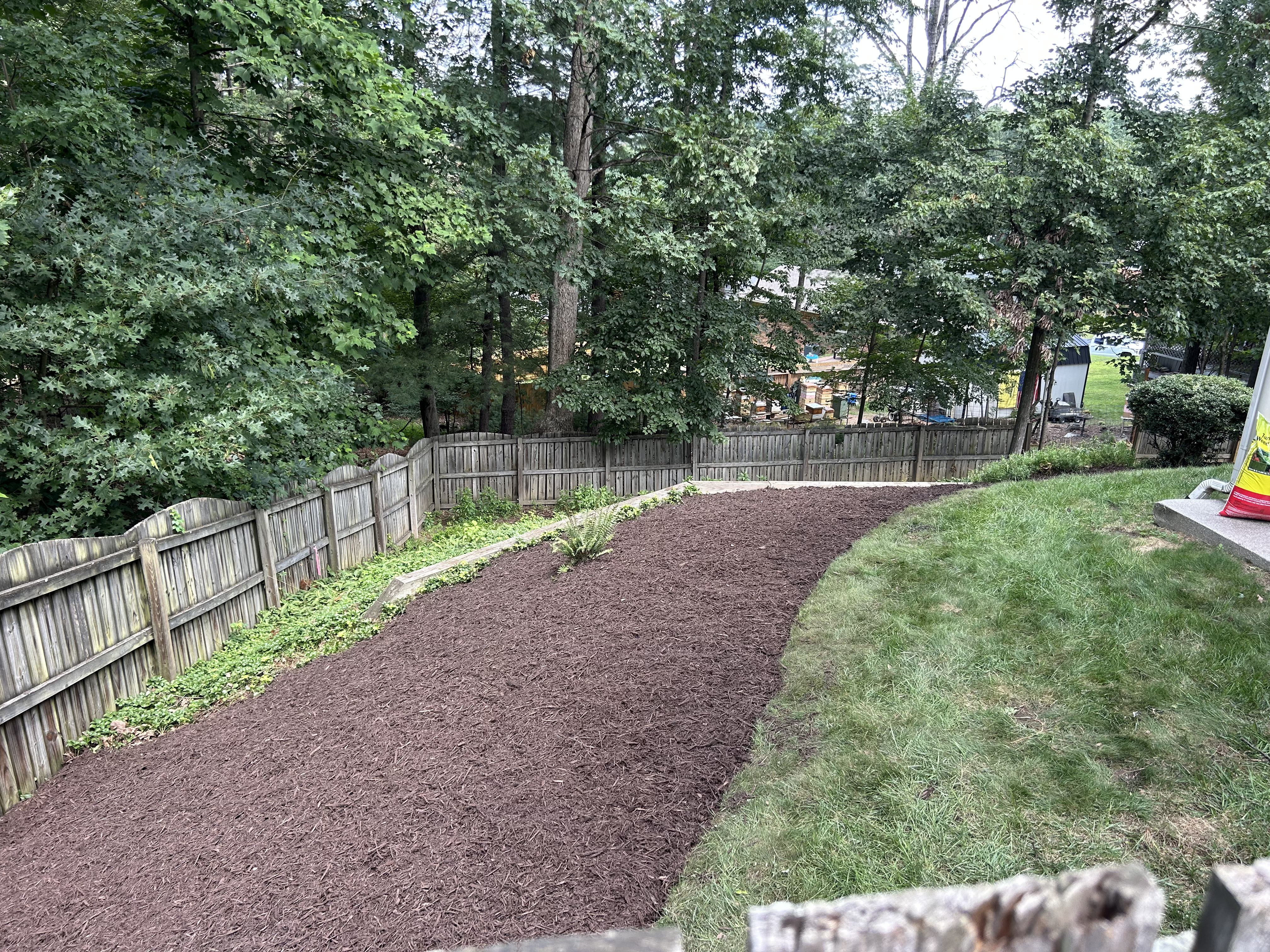 Landscaping work